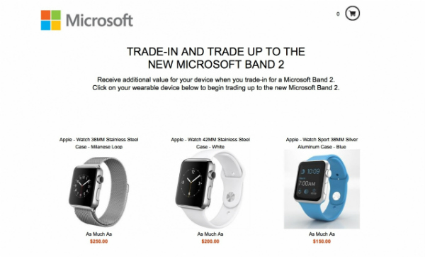 طرح تعویض اپل واچ با دستبند سلامتی از سوی مایکروسافت