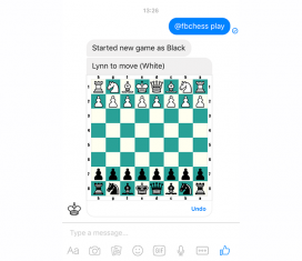 با این کد مخفی در پیام رسان فیسبوک با دوستان خود شطرنج بازی کنید!