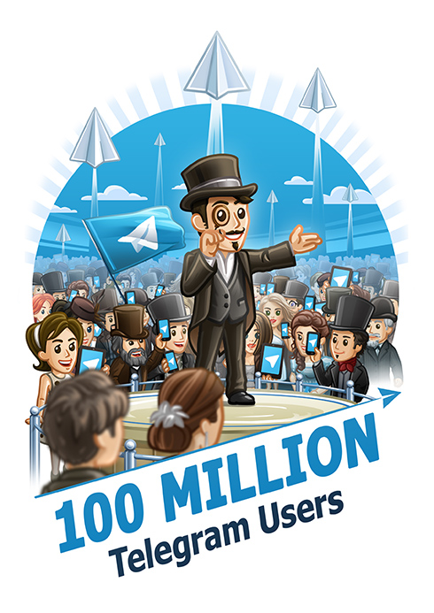تعداد کاربران فعال تلگرام از مرز 100 میلیون نفر گذشت