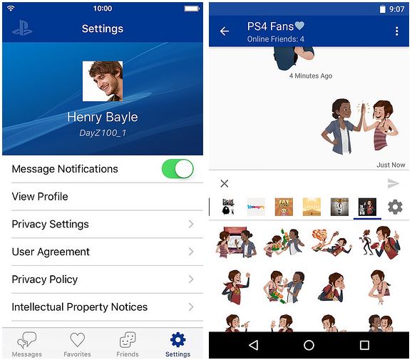 پلی استیشن Messenger خود را برای اندروید و iOS منتشر کرد