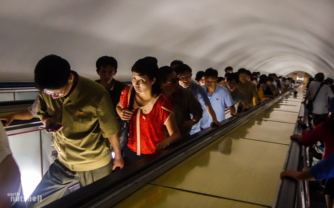 تصاویری کمتر دیده شده از سیستم متروی پیونگ یانگ در کره شمالی