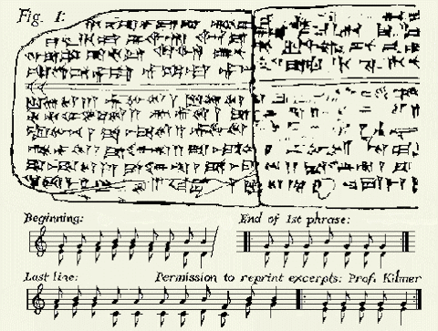 به قدیمی‌ترین موسیقی دنیا گوشی کنید / یک سرود سومری که ۳۴۰۰ سال پیش نوشته شد