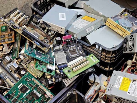 سالانه ۲۰تا ۵۰میلیون تن زباله الکترونیکی در جهان تولید می‌شود