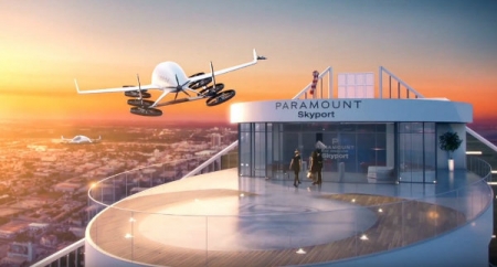 اولین ایستگاه مخصوص خودروهای پرنده روی آسمان خراش میامی پارامونت ساخته می شود