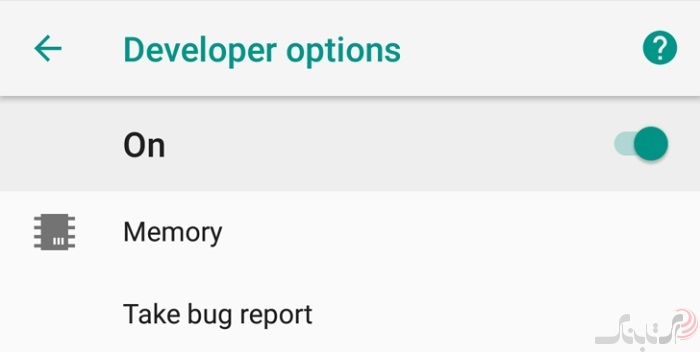 تغییرات Developer Options در اندروید اوریو